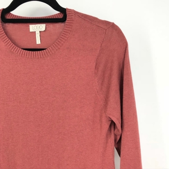 Logo By Lori Goldstein Women's Small S Lace Trim Cashmere Blend Knit Sweater EUC - Picture 3 of 10